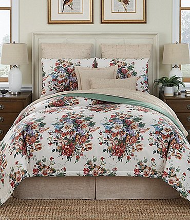 Image of Southern Living Stoneleigh Floral Comforter Mini Set