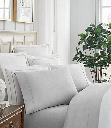 Image of Southern Living TENCEL™ Eco Soft Perfect Percale Sheets