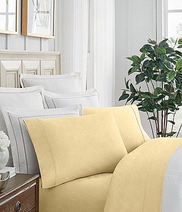 Image of Southern Living TENCEL™ Eco Soft Perfect Percale Sheets