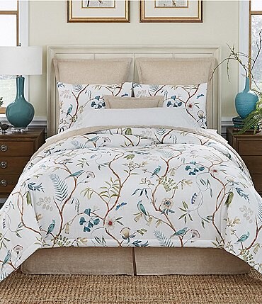 Image of Southern Living Vita Birds Floral Comforter Mini Set