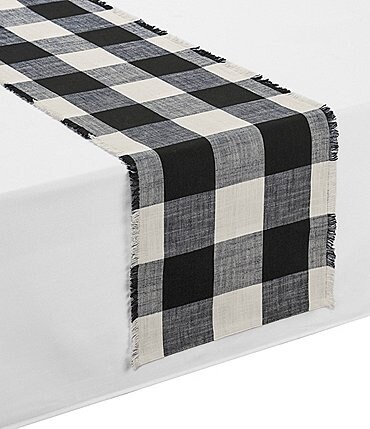 Image of Southern Living Wide Buffalo Check Runner