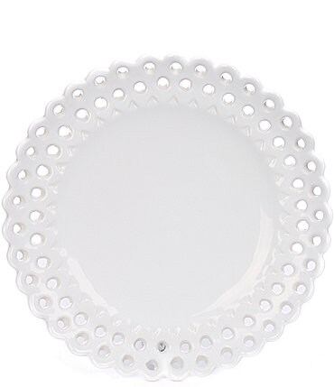 Image of Southern Living x Nellie Howard Ossi Collection King White Dinner Plate