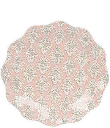 Image of Southern Living x Nellie Howard Ossi Collection Pink Ruffle Accent Plate