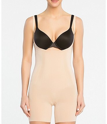Image of Spanx Oncore Open-Bust Mid-Thigh Torsette