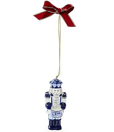 Image of Spode Blue Italian Collection Nutcracker Ornament