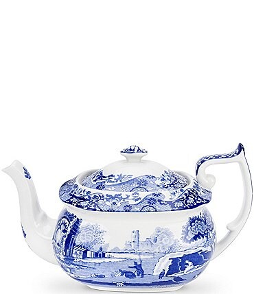 Image of Spode Blue Italian Teapot