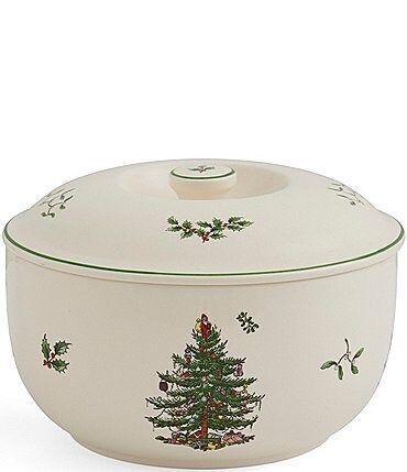 Image of Spode Christmas Tree Collection Individual Casserole Dish, 1-Quart