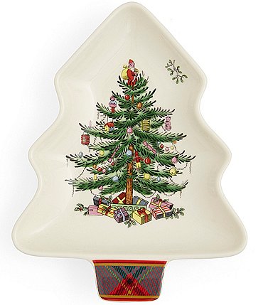 Image of Spode Christmas Tree Collection Tartan Spoon Rest