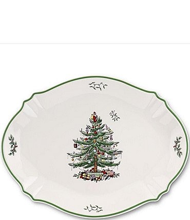 Image of Spode Christmas Tree Oval Platter