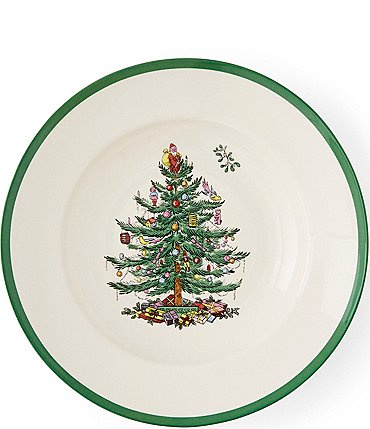 Image of Spode Christmas Tree Soup Plates, Set of 4