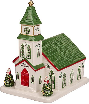 Image of Spode Christmas Tree Village Church Figurine