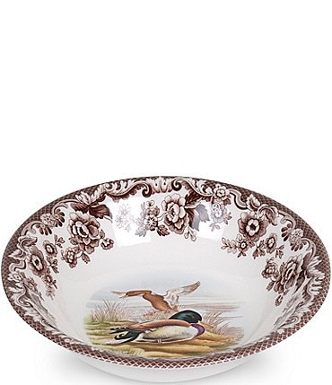 Image of Spode Festive Fall Collection Woodland Ascot Mallard Cereal Bowl
