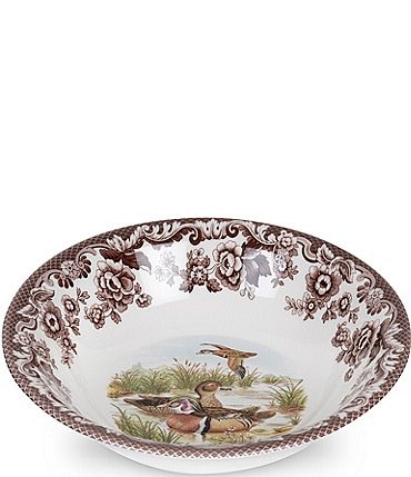 Image of Spode Festive Fall Collection Woodland Ascot Wood Duck Cereal Bowl