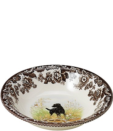 Image of Spode Festive Fall Collection Woodland Hunting Dogs Ascot Cereal Bowl