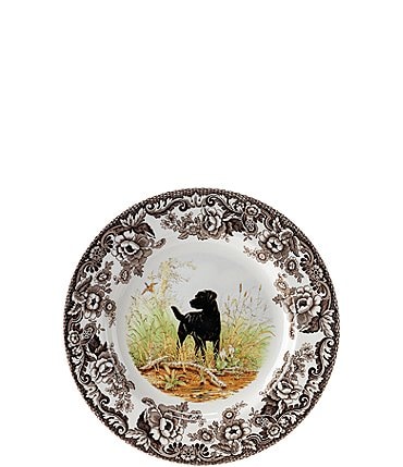 Image of Spode Festive Fall Collection Woodland Hunting Dogs Salad Plate