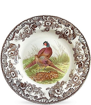 Image of Spode Festive Fall Collection Woodland Pheasant Dinner Plate