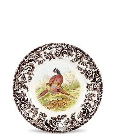 Image of Spode Festive Fall Collection Woodland Pheasant Salad Plate