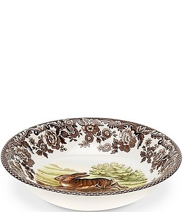 Image of Spode Festive Fall Collection Woodland Rabbit Cereal Bowl