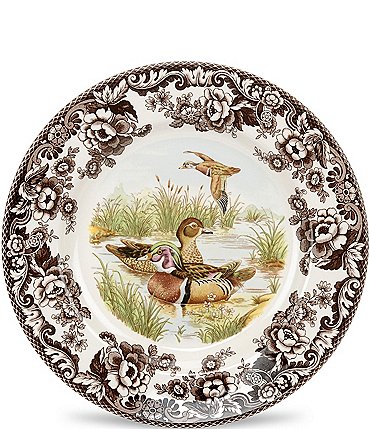 Image of Spode Festive Fall Collection Woodland Wood Duck Salad Plate