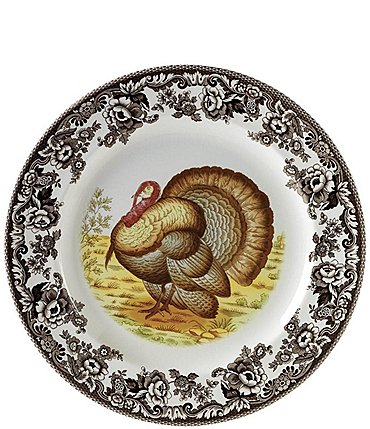 Image of Spode Woodland Collection Turkey Dinner Plate
