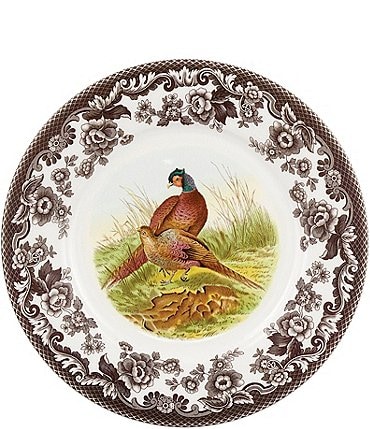 Image of Spode Woodland Pheasant Luncheon Plate
