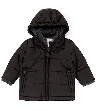 Image of Starting Out Baby 12-24 Months Light Quilted Puffer Front Zip Hooded Coat