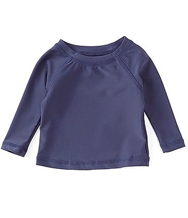 Image of Starting Out Baby 3-24 Months Solid Long Sleeve Rashguard Top
