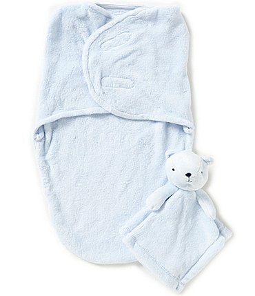 Image of Starting Out Baby Fleece Swaddle & Blanket Buddy Set