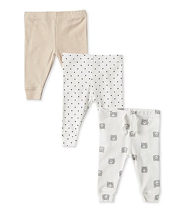 Image of Starting Out Baby Boys Newborn-9 Months Bear Pant 3-Pack Set