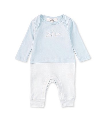Image of Starting Out Baby Boys Newborn-9 Months Bunny Long Sleeve Top & Pants Set