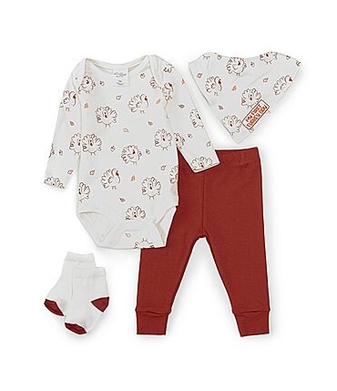 Image of Starting Out Baby Boys Newborn-9 Months First Turkey Day Bodysuit & Pants Set