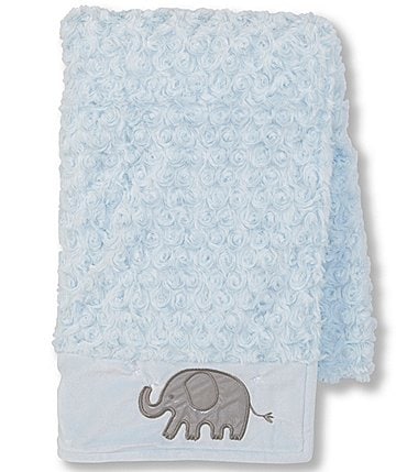 Image of Starting Out Baby Boys Swirl Elephant Blanket