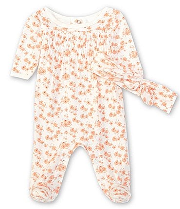 Image of Starting Out Baby Girl Preemie-9months Coverall and Bow Set