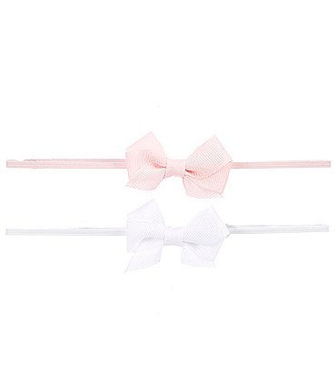 Image of Starting Out Baby Girls 2-Pack Tiny Bow Headwrap