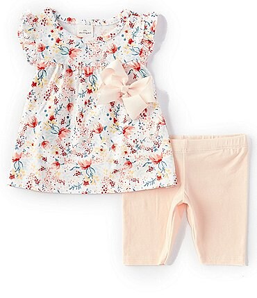 Image of Starting Out Baby Girls 3-24 Months 3 Piece Pant Three Piece Set