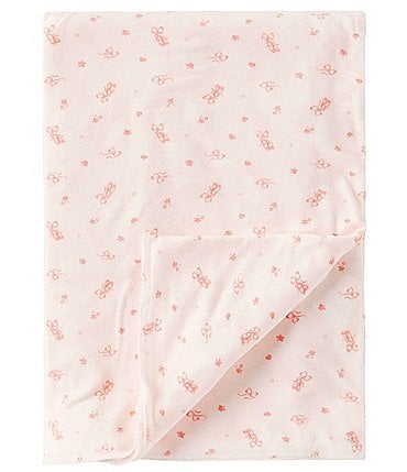 Image of Starting Out Baby Girls Ballet Print Swaddle Blanket