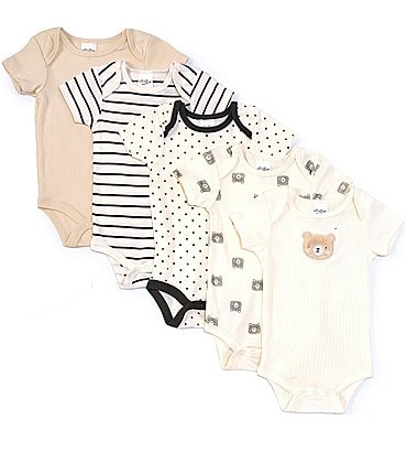 Image of Starting Out Baby Newborn-6 Months Bear 5-Pack Bodysuits