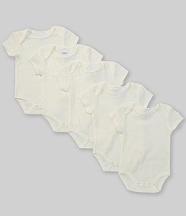 Image of Starting Out Baby Newborn-9 Months Solid 5-Pack Bodysuits