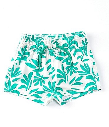 Image of Starting Out Infant Boys 3-24 Months Family Matching Palm Swim Shorts