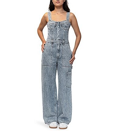 Image of Stevie by Steve Madden Bustier Jumpsuit