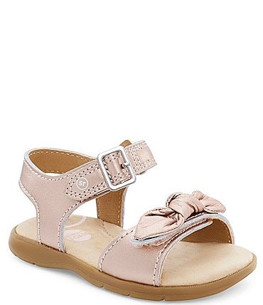 Image of Stride Rite Girls' Whitney Bow Detail Sandals (Infant)