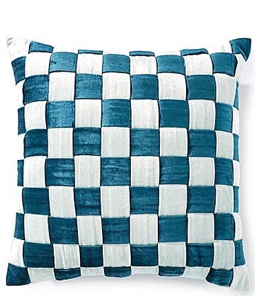 Image of Studio D Checkered Accent Decorative Square Pillow