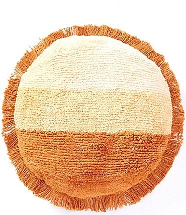 Image of Studio D Sun Color Blocked Ombre Reversible Round Pillow