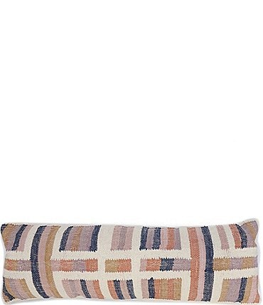 Image of Studio D Woven Striped Bolster Pillow