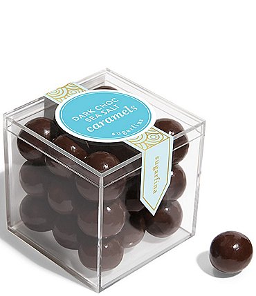 Image of Sugarfina Dark Chocolate Sea Salt Caramel Cube Kit, Set of 4