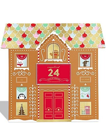 Image of Sugarfina Holiday 2024 Christmas Candy Shop 24-Piece Candy Tasting Advent Calendar