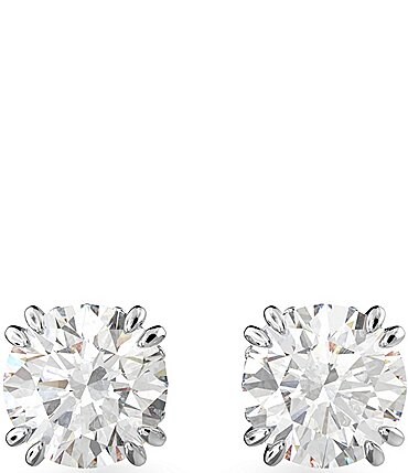 Image of Swarovski Constella Round Cut Stud Earrings