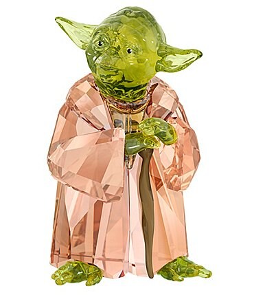 Image of Swarovski Disney Star Wars Master Yoda Crystal Figurine