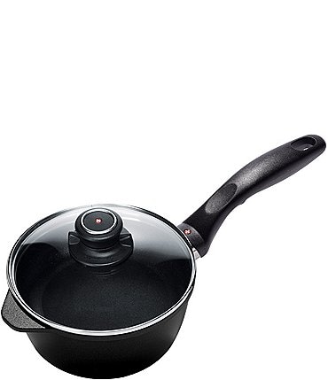 Image of Swiss Diamond XD 1.4 qt Nonstick Saucepan with Glass Lid