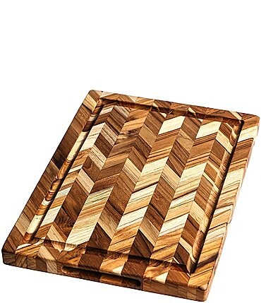 Image of Teakhaus Herringbone Cutting Board Thickness